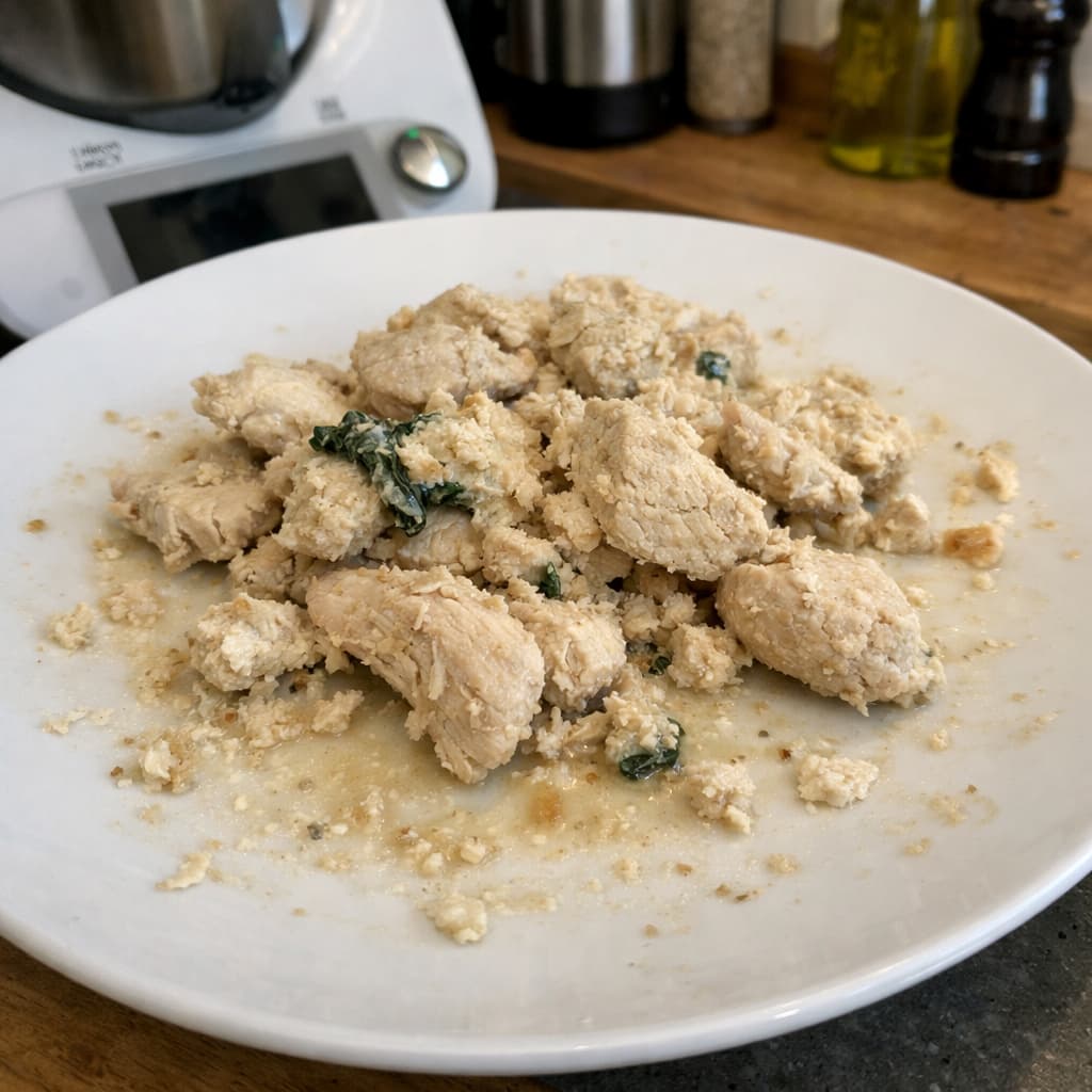 Masa keto compacta y dura